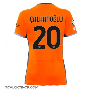 Inter Milan Hakan Calhanoglu #20 Terza Maglia Femmina 2023-24 Manica Corta